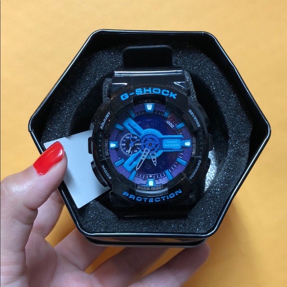 G-Shock Accessories - G-Shock Watch - Black / Purple / Blue